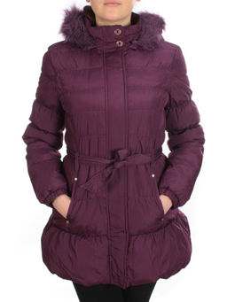 B-38 DARK VIOLET Куртка зимняя женская NO NAME (100 гр. холлофайбер) - Fashion фото 2