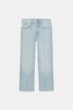 JEANS ZW COLLECTION BOOTCUT TIRO MEDIO / Azul claro - Zara фото 6