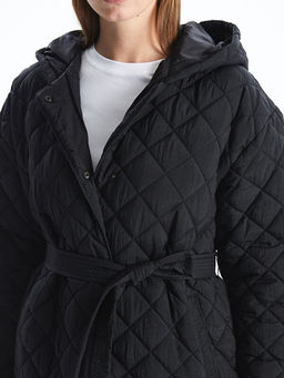 Kap??onlu Kapitone Oversize Kad?n ?i?me Mont - Waikiki фото 3