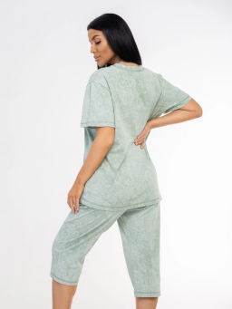 Костюм женский, цвет зеленый - Текс-плюс фото 5