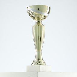 Кубок 106, наградная фигура, золото, подставка камень, 18.8 см
