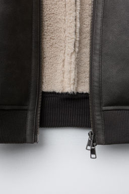 DOUBLE-FACED BOMBER JACKET - Zara фото 7