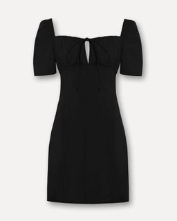 Приталенное черное платье - Incity фото 15