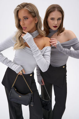 Лонгслив Крис (тёмно-серый) - Эльза фото 13