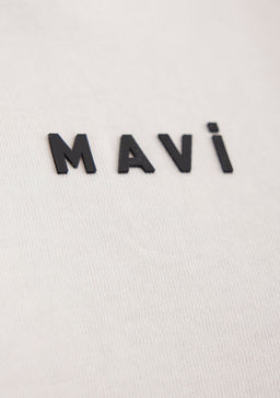 Mavi Logo Bask?l? Beyaz Tisort  фото 6