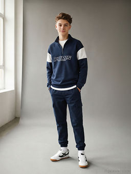 Beli Lastikli Polar Astarl? Erkek ?ocuk Jogger Pantolon