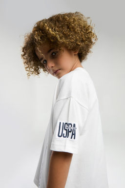 Erkek _ocuk Beyaz Pijama Tak_m_ Sepette S_rpriz _ndirim - U.s. polo assn фото 2