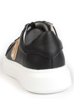 05-SD12-3D BLACK Кроссовки женские (натуральная кожа)