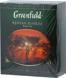 Greenfield. Kenyan Sunrise карт.пачка, 100 пак.