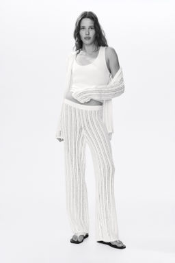 Pantal?n amplio efecto crochet - H&m фото 2