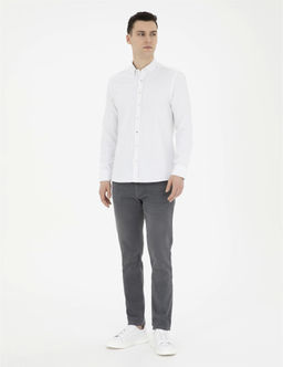 Bej Slim Fit Uzun Kollu G_mlek - Pierre cardin фото 4