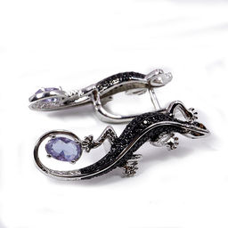 Комплект ювелирной бижутерии Silver Gold кольцо и серьги с Аметрином - Сандаловый дом фото 2