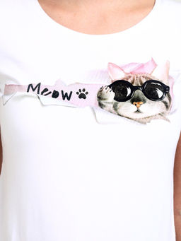 Футболка женская _ 12380/Cat - F5 фото 2