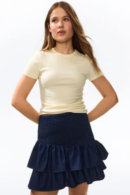 Falda nido de abeja en denim - H&m фото 5