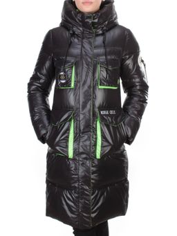 2187 BLACK Куртка зимняя женская AIKESDFRS (200 гр. холлофайбера) - Fashion фото 2