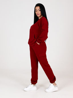 СК-2304 ЖЕНСКИЙ СПОРТИВНЫЙ КОСТЮМ (Бордо) - А-дина фото 5