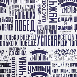 Цена за 10 шт. Бумага упаковочная глянцевая «Больших побед», 60 х 90 см