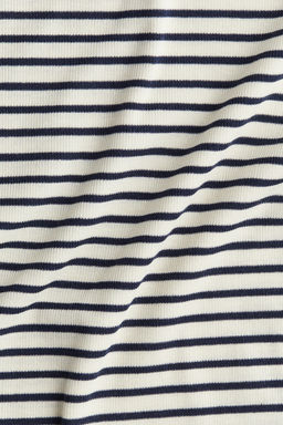 Camiseta en punto de canale - H&m фото 7