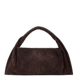 3381-1 коричневый, Женская замшевая сумка, Barcelo Biagi