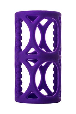 Насадка на пенис TOYFA A-Toys, силикон, фиолетовый, 7,5 см  фото 2