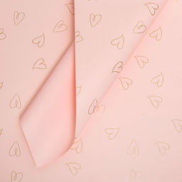 Цена за 20 шт. Пленка листах 57x57см, пудра светлая, 65 микрон