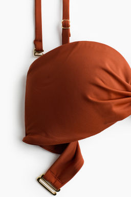 Top de bikini bandeau acolchado - H&m фото 6