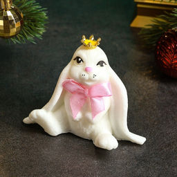 Фигурное мыло Милый зайчик белый, 95 г