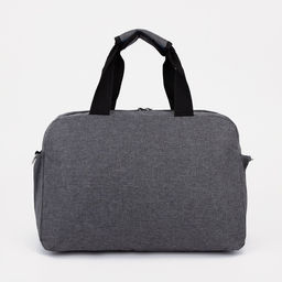 Сумка спортивная на молнии, 3 наружных кармана, цвет серый - Simaland фото 3