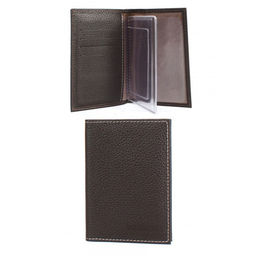 Обложка для автодокументов Croco-АВ-101 н/к, коричневый флотер (116/1) 263764