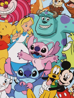 Цена за 20 шт. Тетрадь А5, 48 листов в клетку "Персонажи"