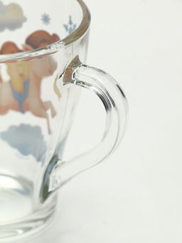 Кружки стеклянные новогодние «Весёлого праздника. Лошади», набор 2 шт. по 300 мл