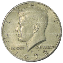 1/2 доллара (50 центов) 1972 года D США