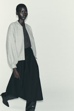 SOFT OVERSIZE BOMBER JACKET - Zara фото 2