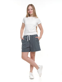 Шорты для девочки 22-4356 эвкалипт