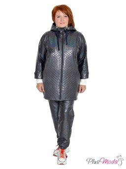 Толстовка-куртка Модель №1004 размеры 44-84 - Plusmoda фото 8