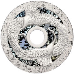 Монета 1 доллар 2022 года Самоа Все идет хорошо Долголетие (Журавли)