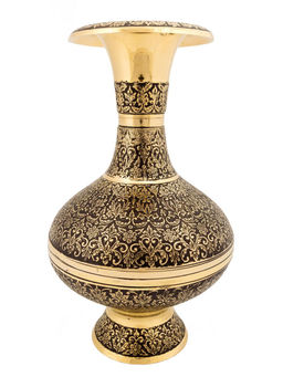 Ваза 10" №В3275/14/1 ( TAJ WORK WHITE COLOUR )