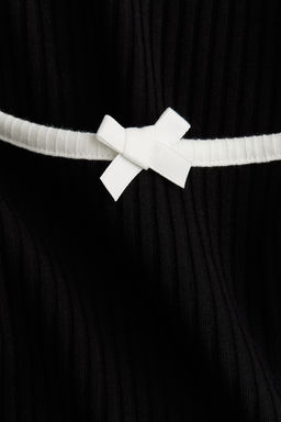 Top de canale con detalles sobrehilados - H&m фото 7