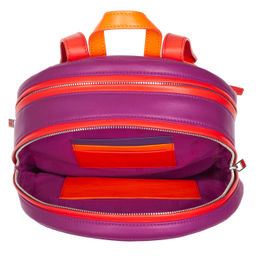 Итальянский женский кожаный рюкзак DuDu Bags серии Favignana | фуксия - Dudubags фото 5