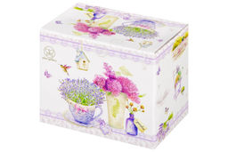 Чайник 380 мл 17*10*12 см "Лаванда" фарфор NEW BONE CHINA