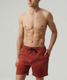 ATLANTIC KMB-226 Шорты мужские пляжные 4Way Stretch Texture медный  фото 2