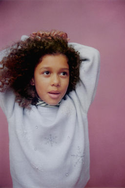 SNOWFLAKE KNIT JUMPER - Zara фото 5