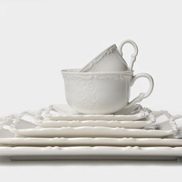 Блюдо Magistro Kingdom, 34.5×19.5×2.1 см, прямоугольное, фарфор, белое