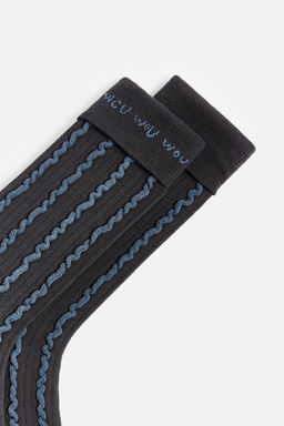 RAISED JACQUARD SOCKS - Zara фото 3