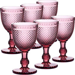 60434 Набор бокалов 340 мл 6 шт розовый LR (х4) - Mayer&boch фото 2