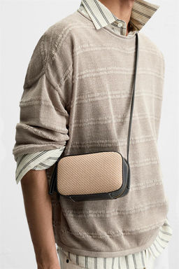 WOVEN CROSSBODY BAG