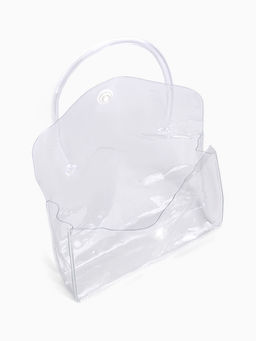 Цена за 3 шт. Косметичка на кнопке для бассейна, маленькая, с ручкой, прозрачная - Simaland фото 3