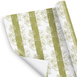 Цена за 10 шт. Бумага упаковочная глянцевая «Контурные цветы», 50 × 70 см