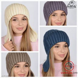 Шапка женская зимняя вязанная - Bruno фото 9