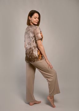 Комплект с брюками ДОМИНИКА (бежевый №24) - Ивановская трикотажная компания фото 2